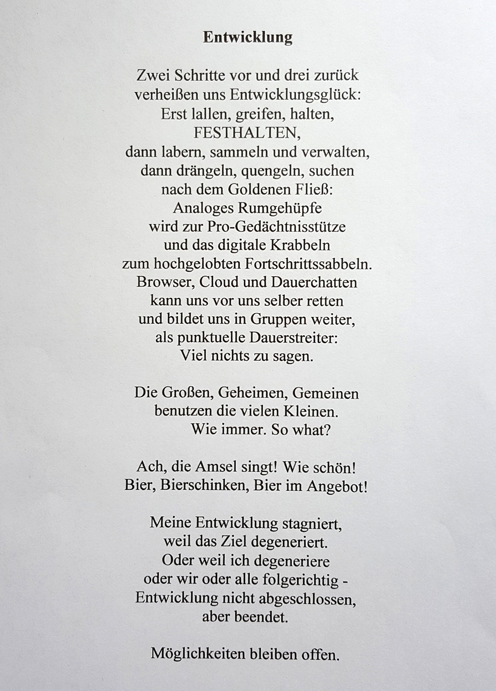Heike Grüning: Entwicklung