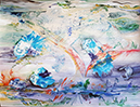 Heike Grüning: Blaue Palomas