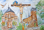 Heike Grüning: Kirche St. Veit, Wünschendorf